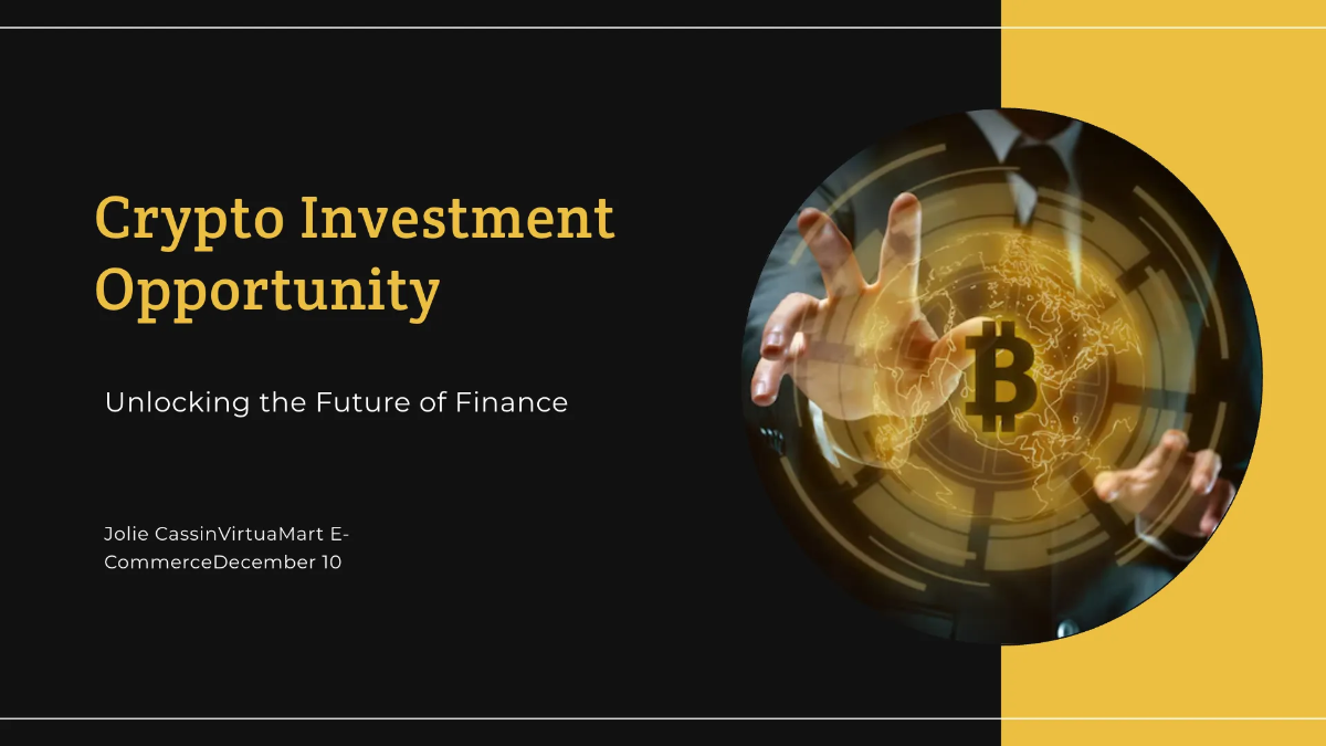 Free Crypto Investment Pitch Deck Template to Edit Online Free Crypto Investment Pitch Deck Template to Edit Online