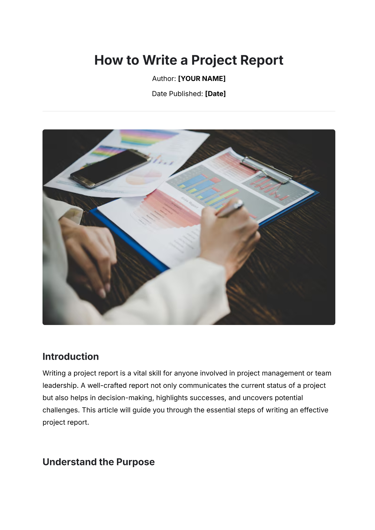 Free How to Write a Project Report to Edit Online Free How to Write a Project Report to Edit Online