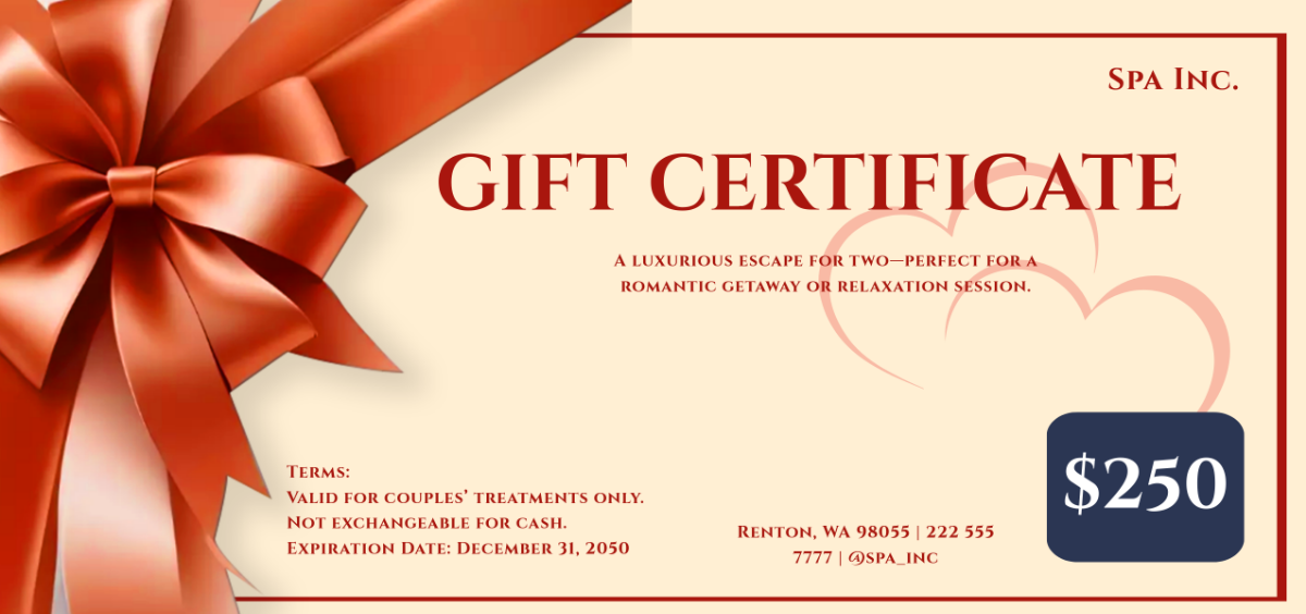 Free Couples Spa Gift Certificate Template to Edit Online Free Couples Spa Gift Certificate Template to Edit Online