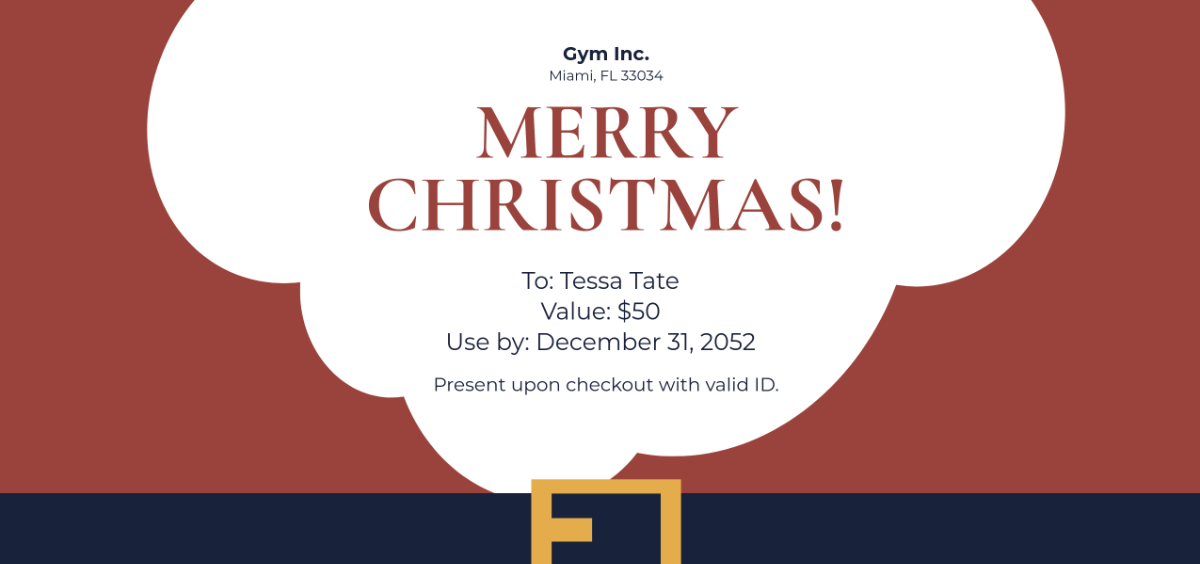 Free Merry Christmas Gift Certificate Template to Edit Online Free Merry Christmas Gift Certificate Template to Edit Online