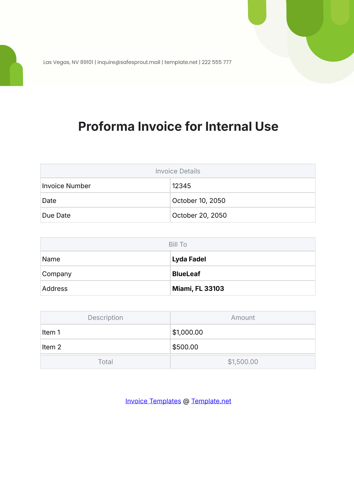 Free Proforma Invoice for Internal Use Template to Edit Online Free Proforma Invoice for Internal Use Template to Edit Online