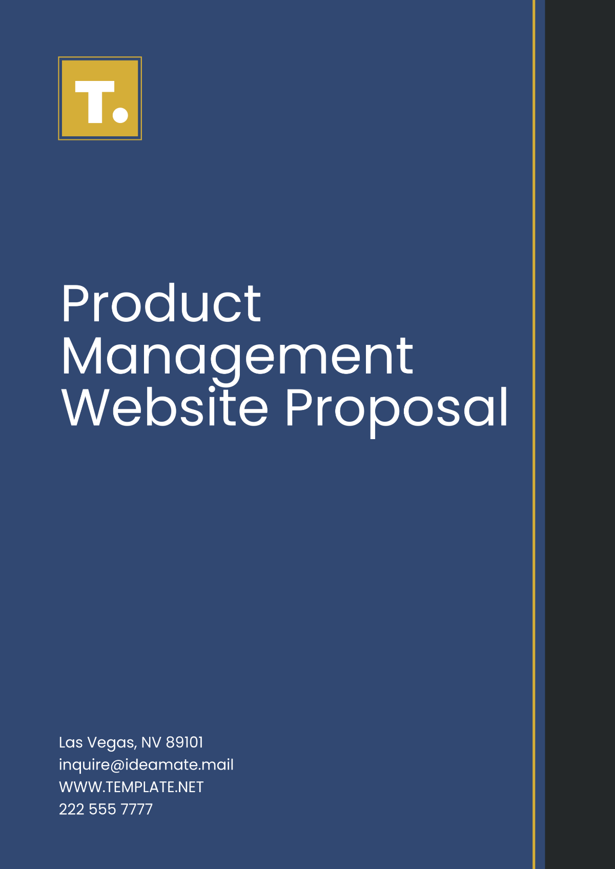 Free Product Management Website Proposal Template to Edit Online Free Product Management Website Proposal Template to Edit Online