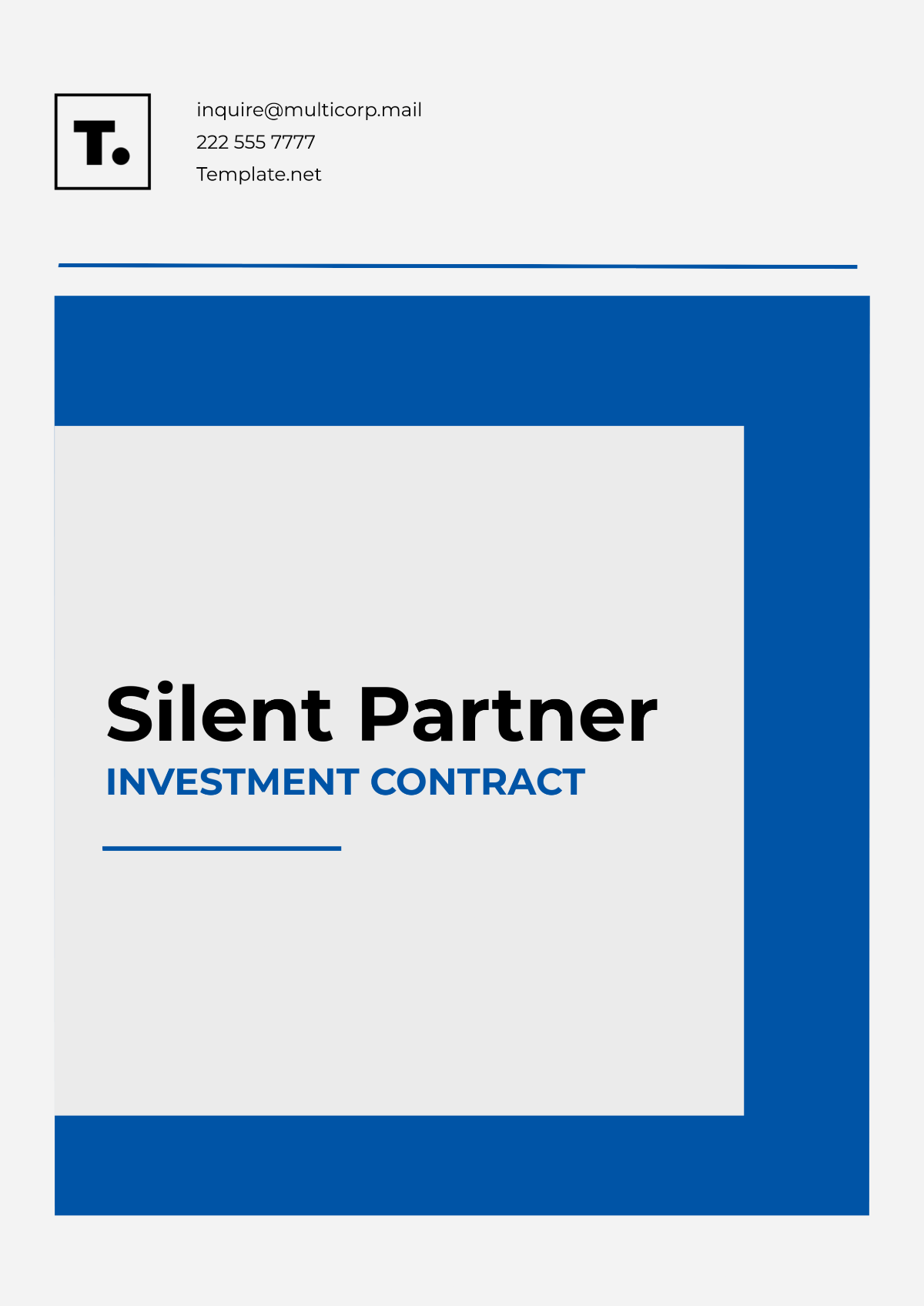 Free Silent Partner Investment Contract Template to Edit Online Free Silent Partner Investment Contract Template to Edit Online