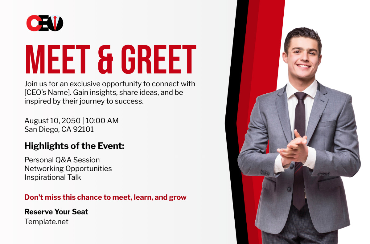 Free CEO Banner Template to Edit Online Free CEO Banner Template to Edit Online