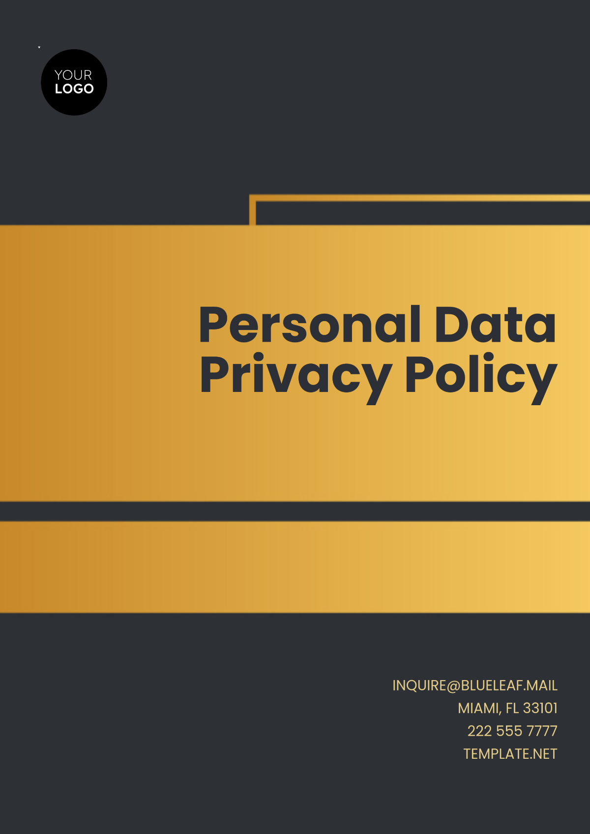 Free Personal Data Privacy Policy Template to Edit Online Free Personal Data Privacy Policy Template to Edit Online