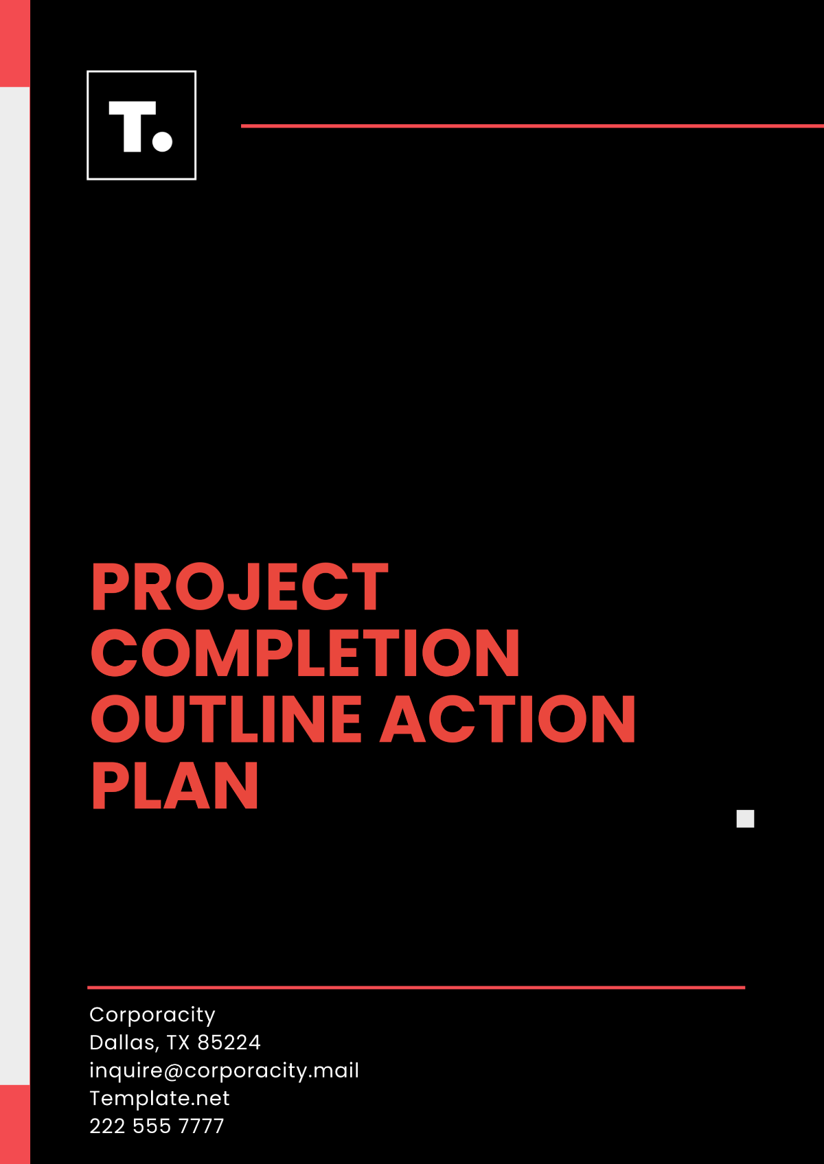 Free Project Completion Outline Action Plan Template to Edit Online Free Project Completion Outline Action Plan Template to Edit Online