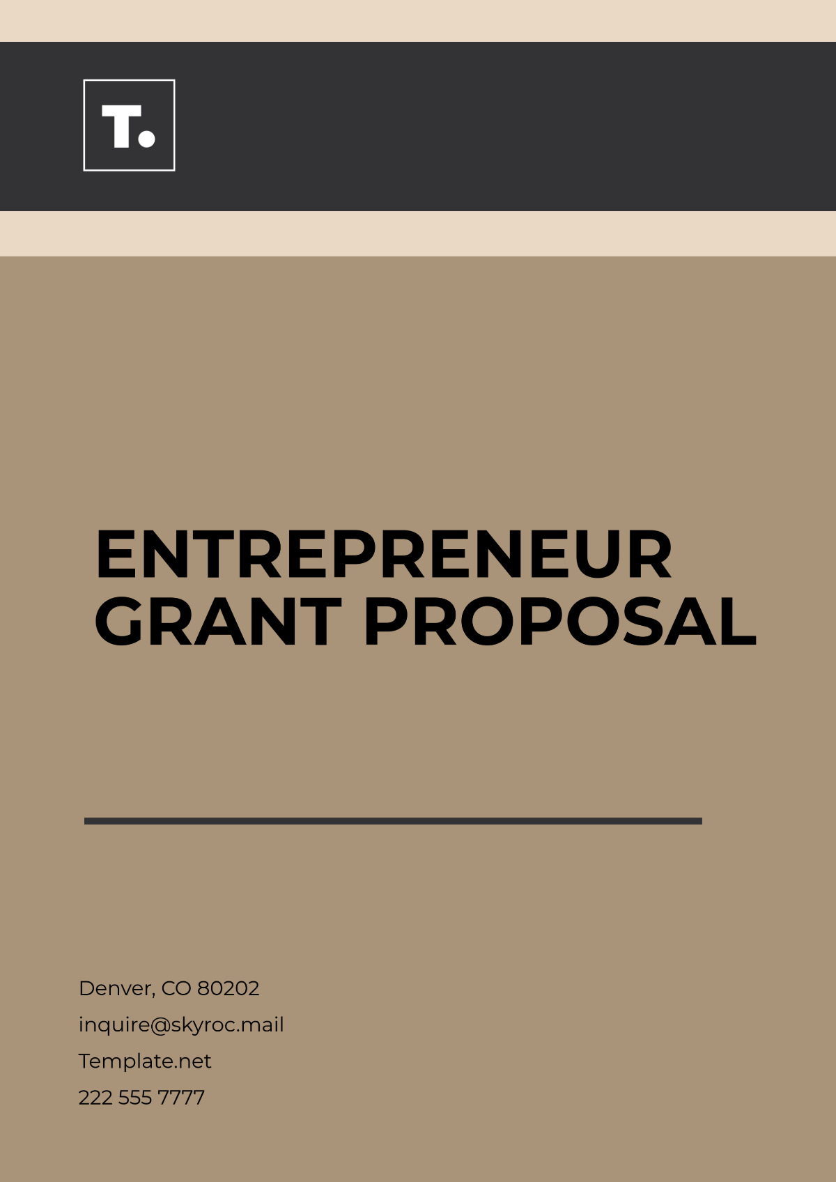 Free Entrepreneur Grant Proposal Template to Edit Online Free Entrepreneur Grant Proposal Template to Edit Online