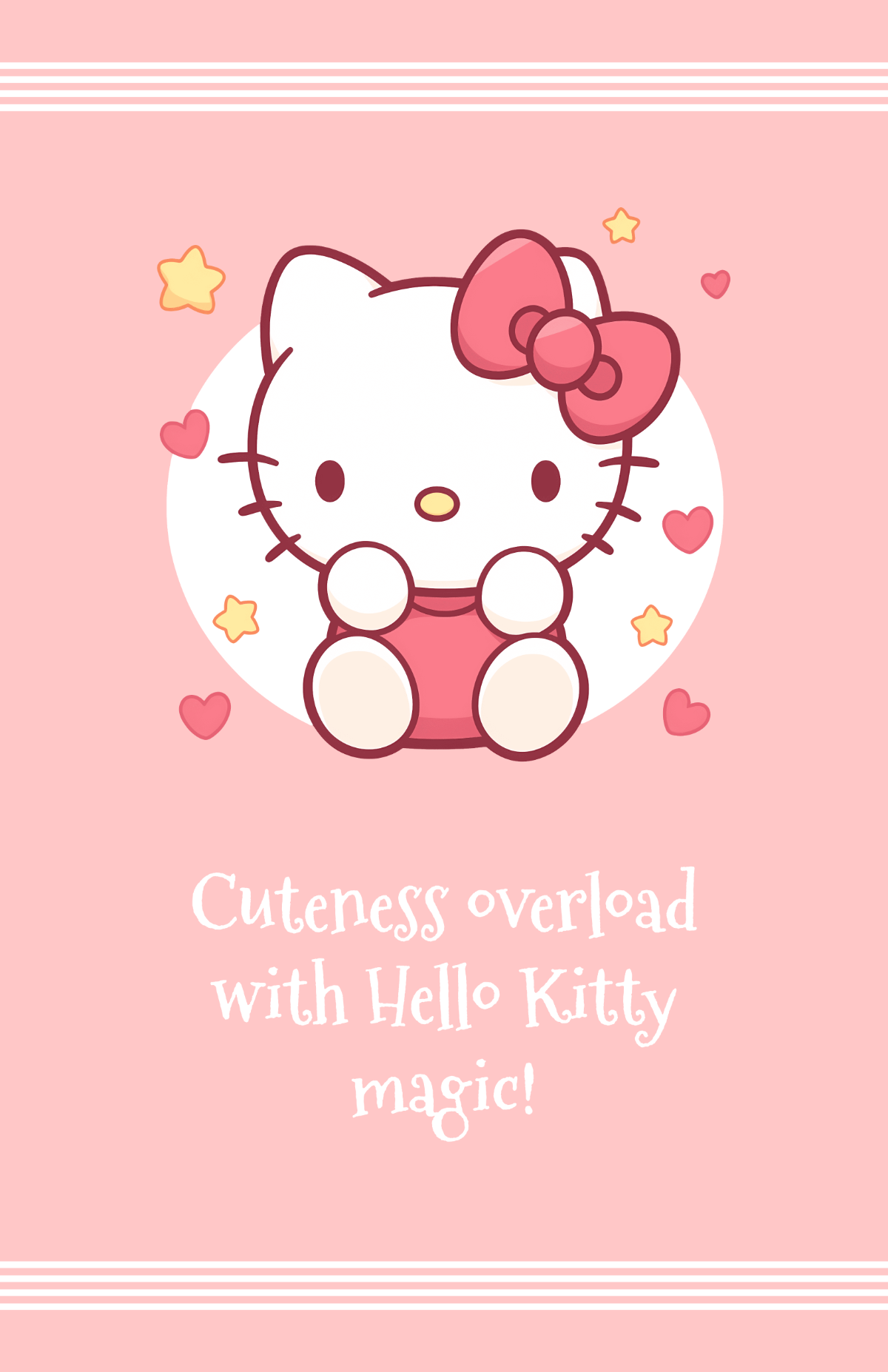 Free Cute Star Hello Kitty Poster Template to Edit Online Free Cute Star Hello Kitty Poster Template to Edit Online