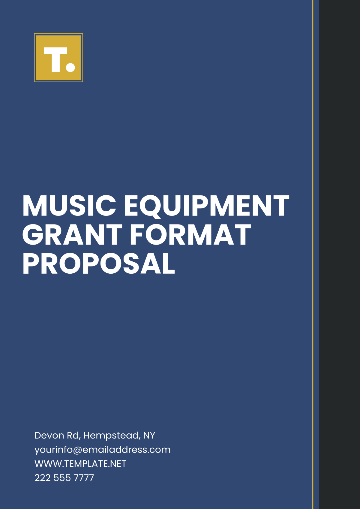 Free Music Equipment Grant Format Proposal Template to Edit Online Free Music Equipment Grant Format Proposal Template to Edit Online