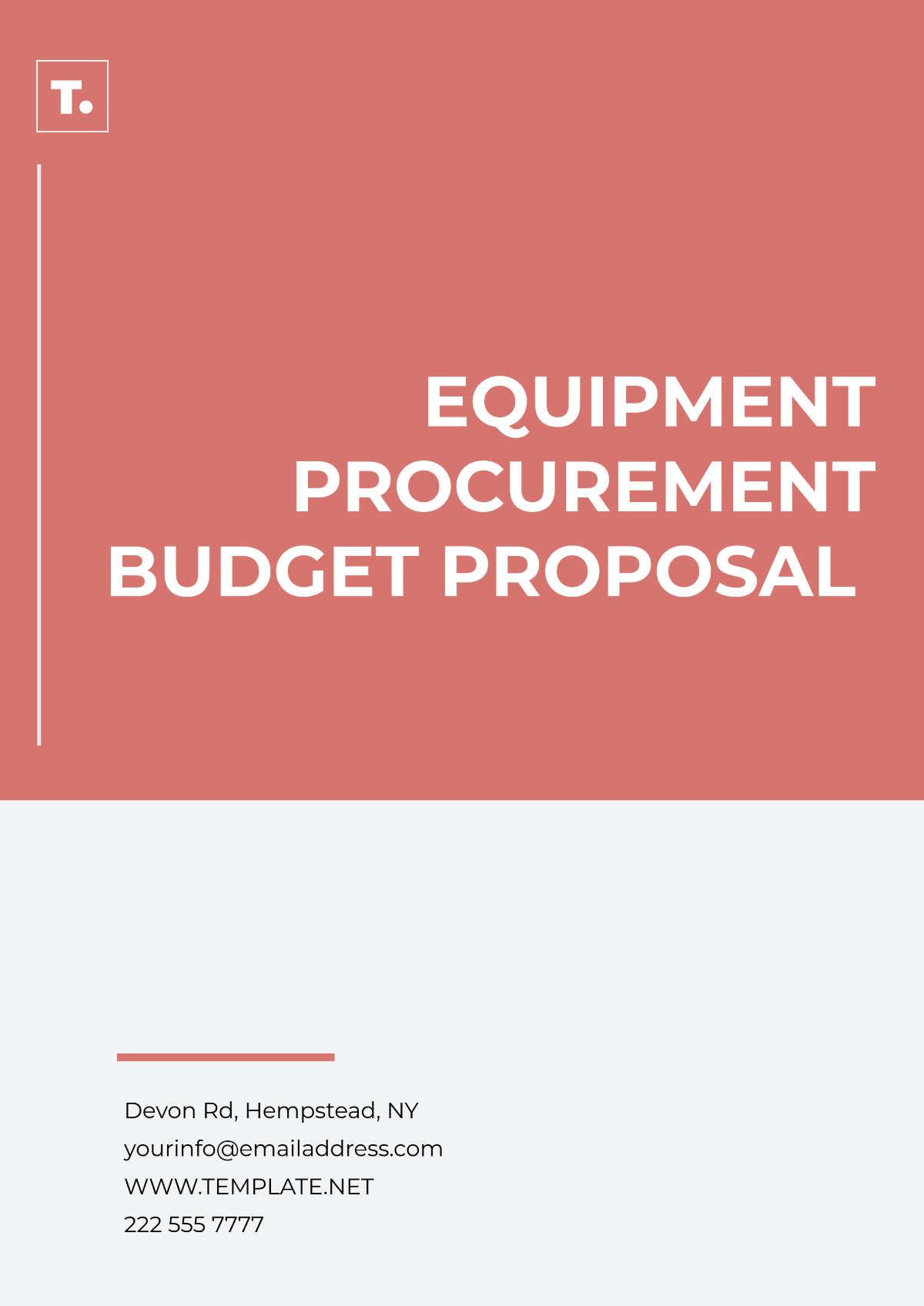 Free Equipment Procurement Budget Proposal Template to Edit Online Free Equipment Procurement Budget Proposal Template to Edit Online