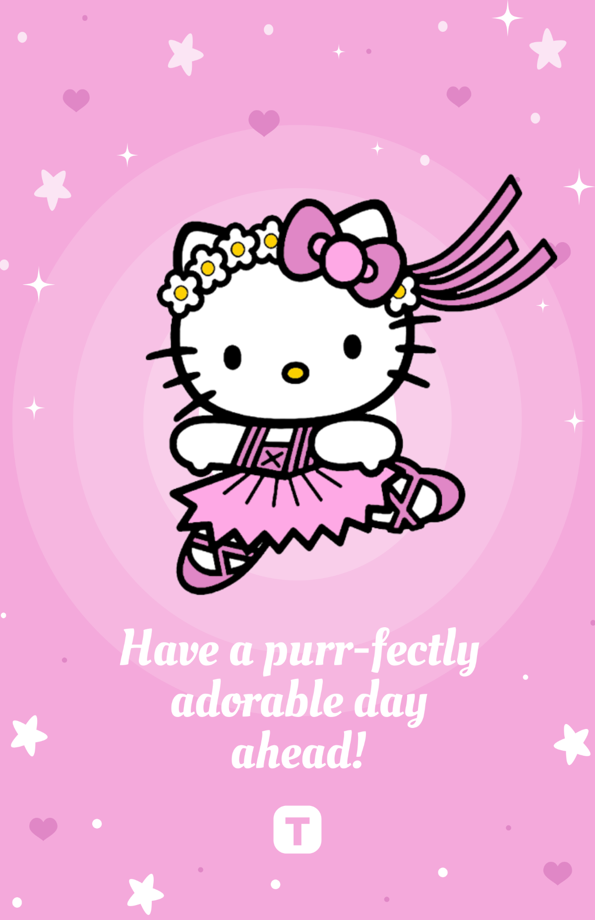Free Hello Kitty Ballerina Poster Template to Edit Online Free Hello Kitty Ballerina Poster Template to Edit Online