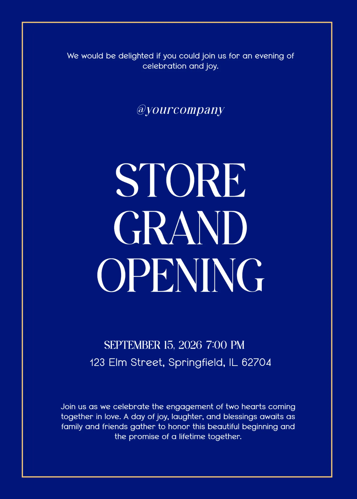 Free Business Grand Opening Invitation Template to Edit Online Free Business Grand Opening Invitation Template to Edit Online