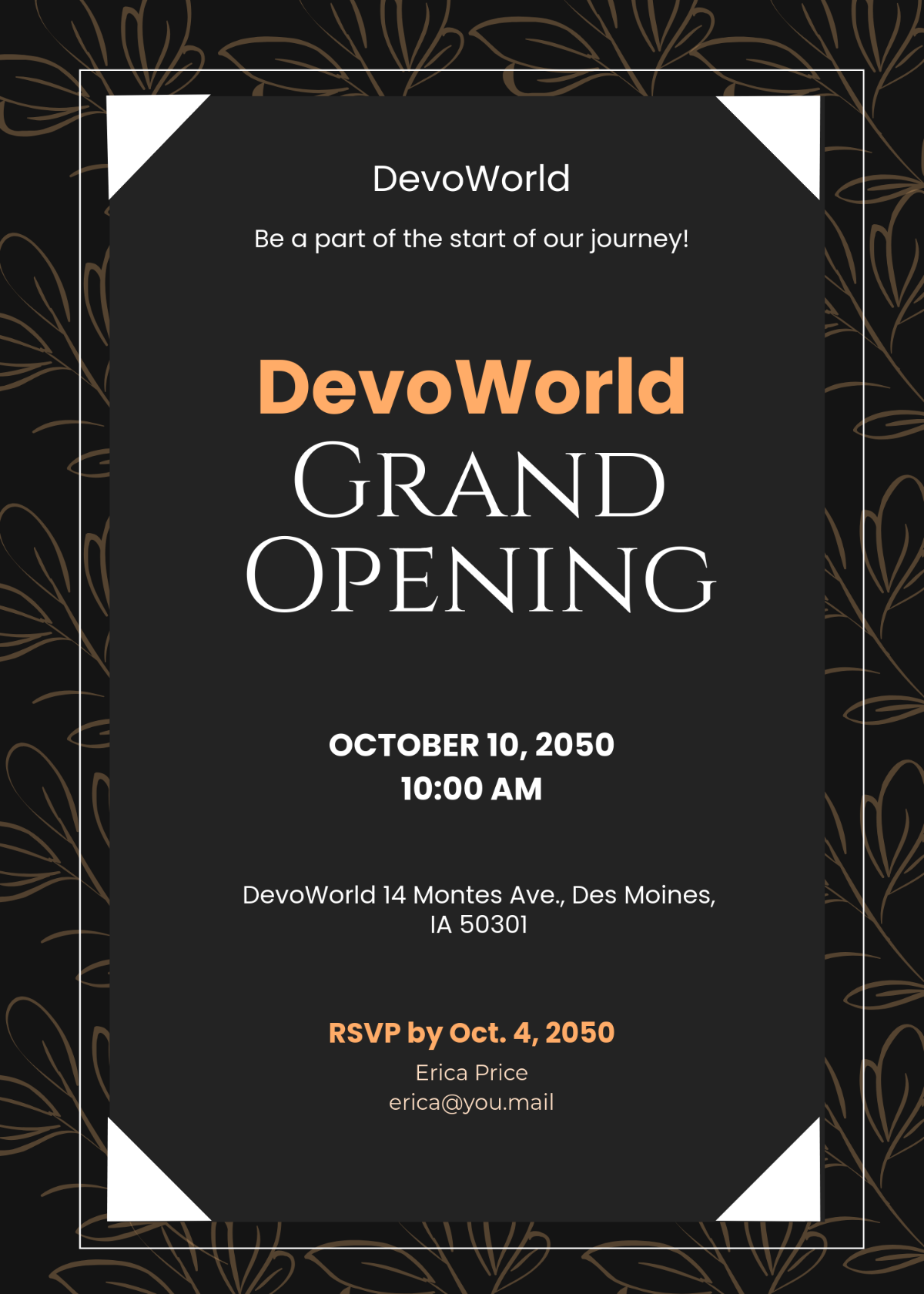 Free Formal Business Grand Opening Invitation Template to Edit Online Free Formal Business Grand Opening Invitation Template to Edit Online