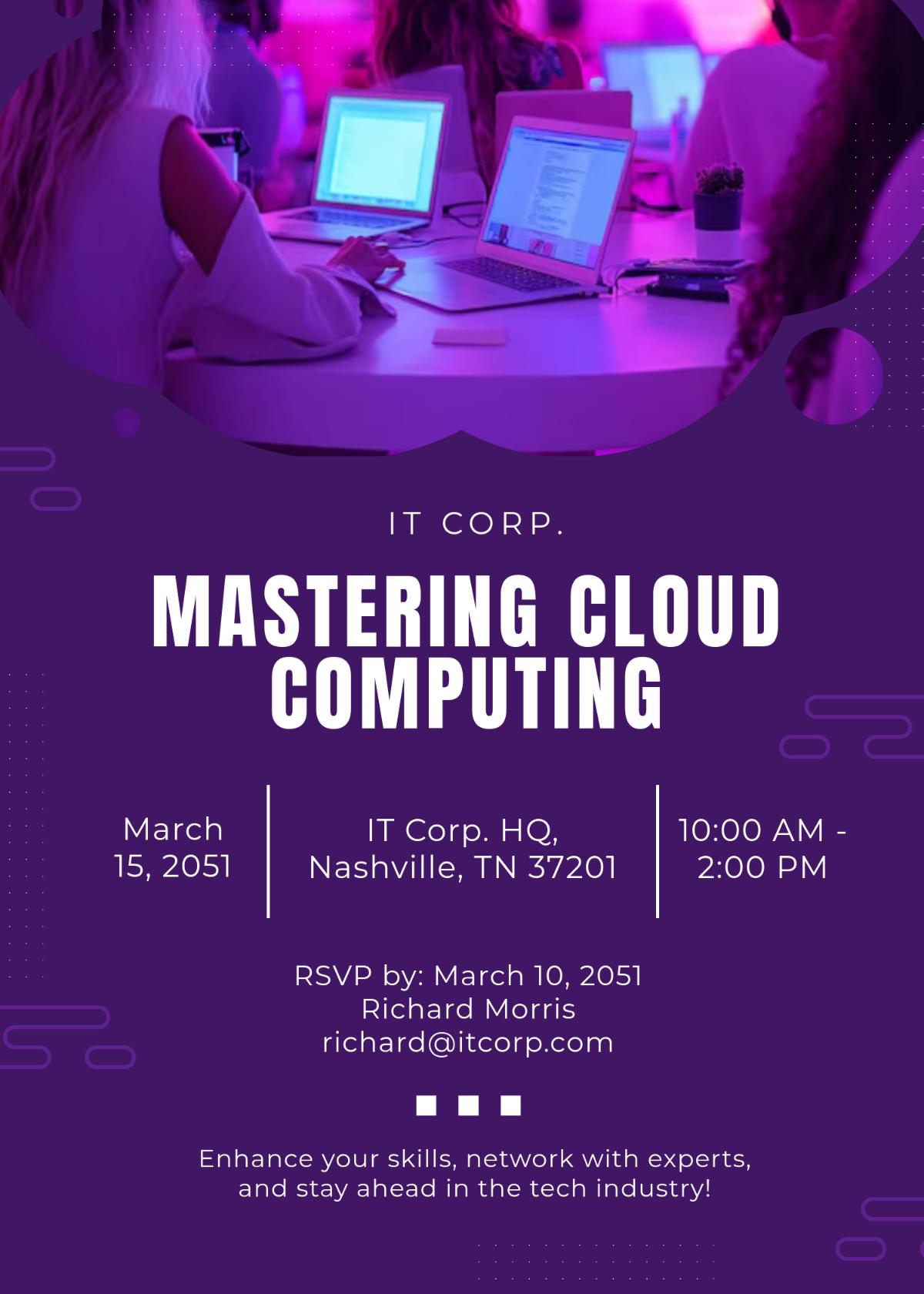 Free Technology Workshop Invitation Template to Edit Online Free Technology Workshop Invitation Template to Edit Online