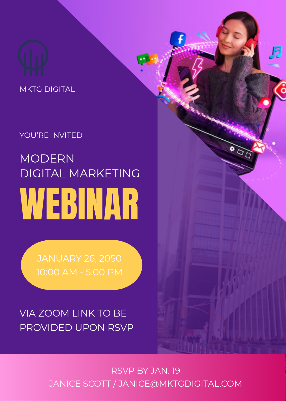 Free Colorful Webinar Workshop Invitation Template to Edit Online Free Colorful Webinar Workshop Invitation Template to Edit Online