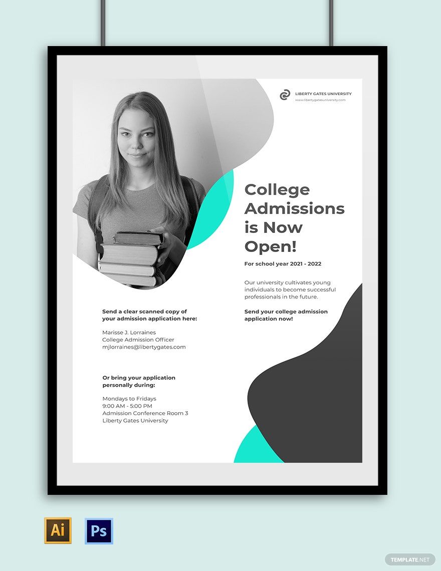 University Promotional Poster Template in Illustrator, PSD - Download | Template.net University Promotional Poster Template in Illustrator, PSD - Download | Template.net