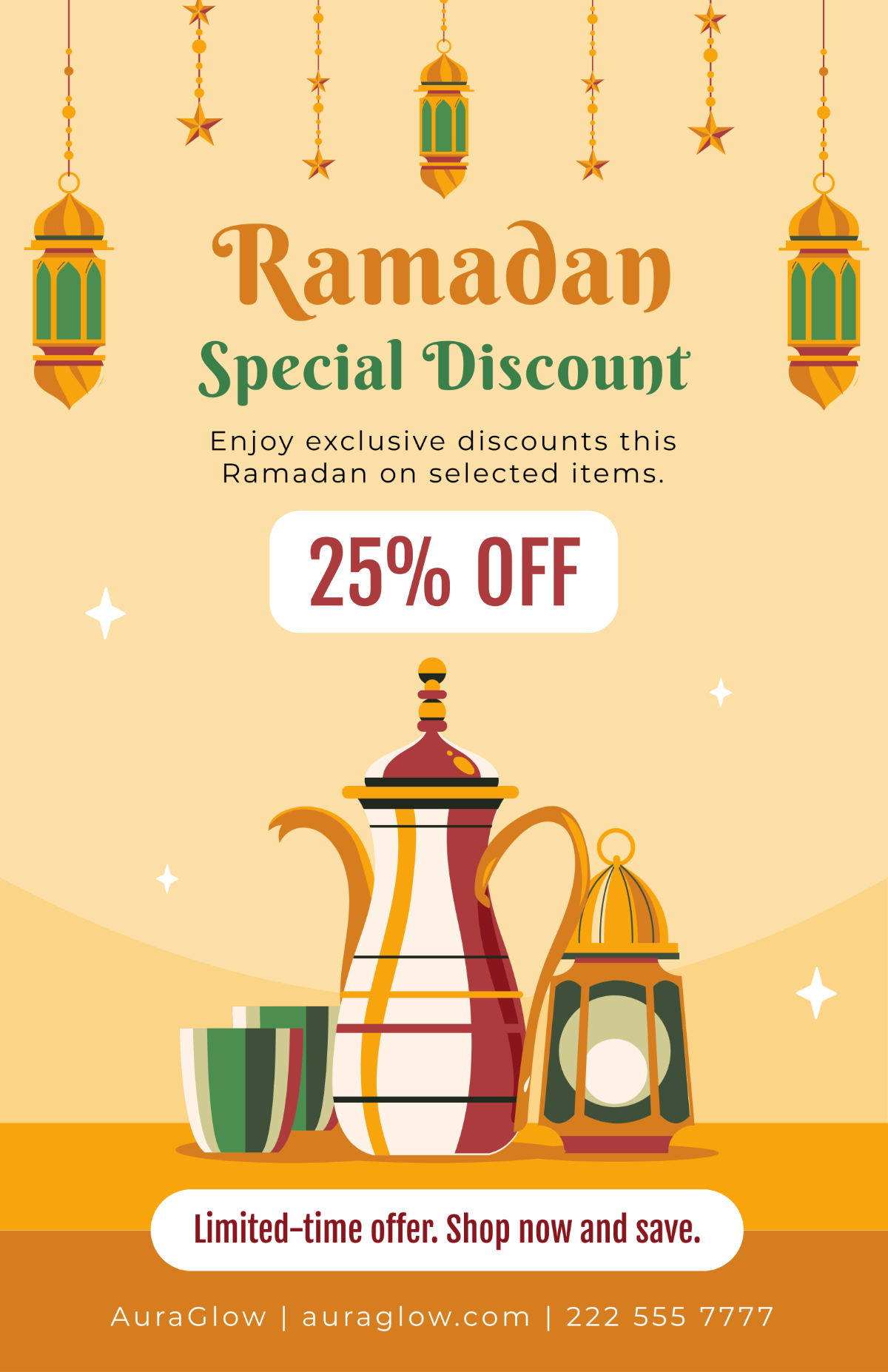 Ramadan Special Discount Poster Template - Edit Online & Download Ramadan Special Discount Poster Template - Edit Online & Download