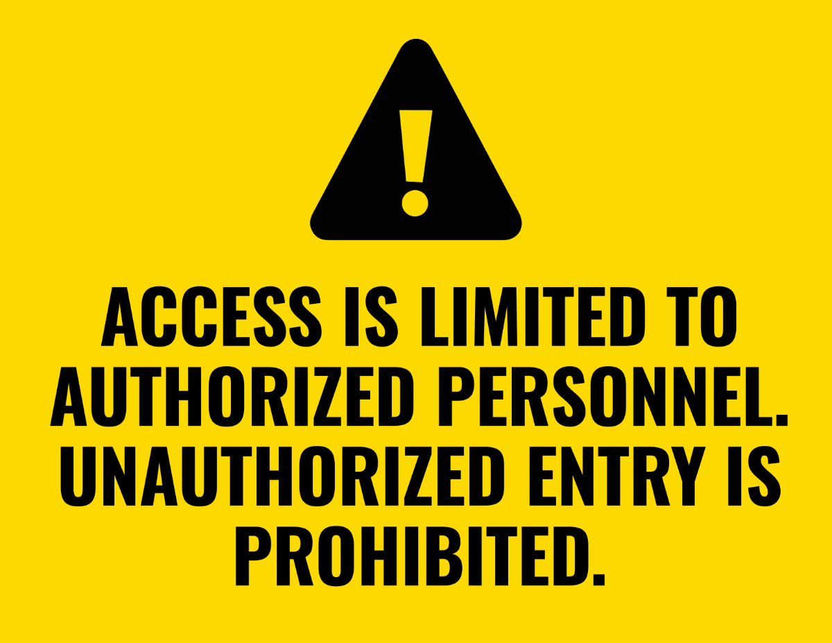 Free Authorized Entry Sign Template to Edit Online Free Authorized Entry Sign Template to Edit Online