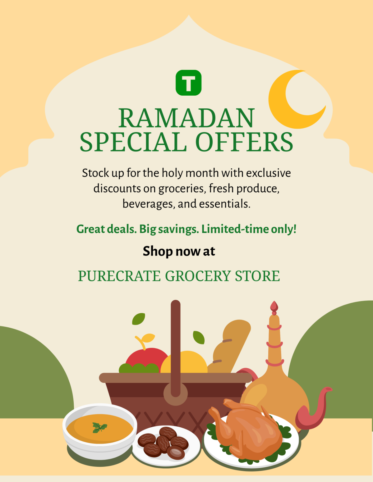 Ramadan Promotional Flyer Template - Edit Online & Download Ramadan Promotional Flyer Template - Edit Online & Download