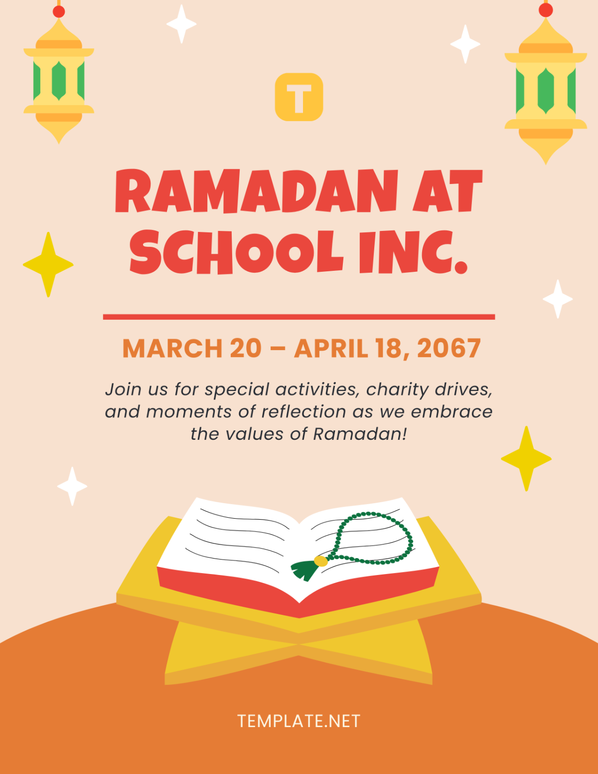 Ramadan Flyer for School Template - Edit Online & Download Ramadan Flyer for School Template - Edit Online & Download