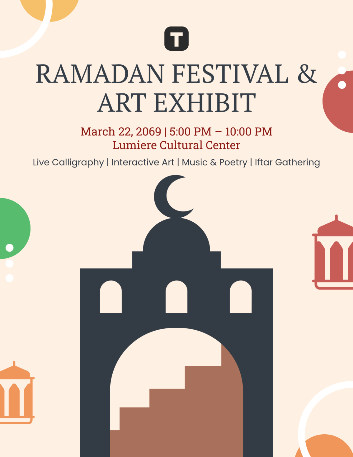 Creative Ramadan Event Flyer Template - Edit Online & Download Creative Ramadan Event Flyer Template - Edit Online & Download