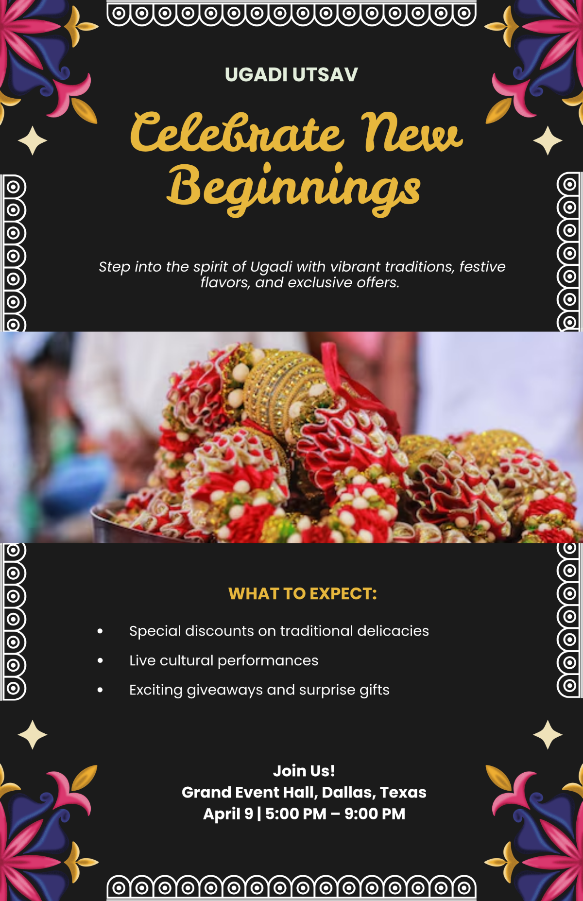 Ugadi Promotional Poster Template - Download | Template.net Ugadi Promotional Poster Template - Download | Template.net