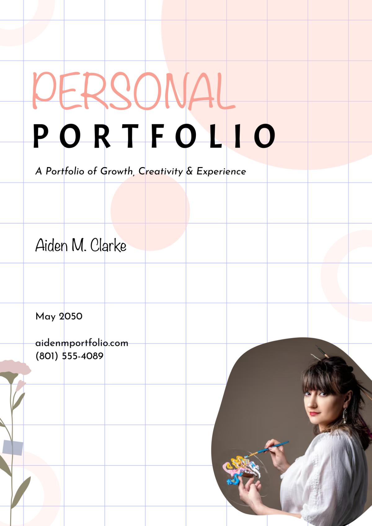 Free Personal Portfolio Cover Page Template to Edit Online Free Personal Portfolio Cover Page Template to Edit Online
