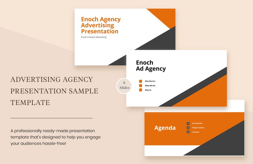 Advertising Agency Presentation Sample Template Advertising Agency Presentation Sample Template