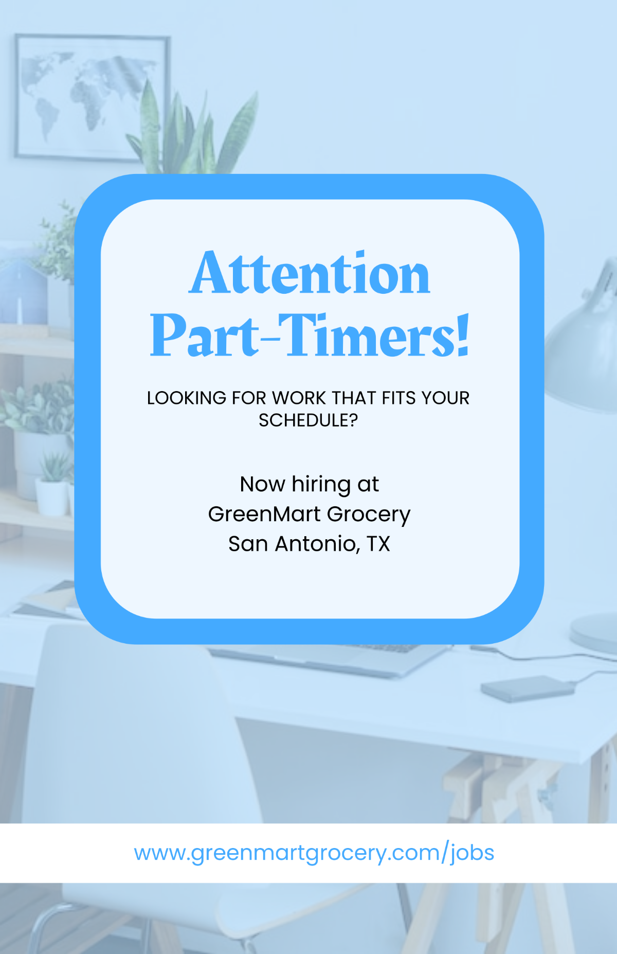 Free Part-Time Work Recruitment Poster Template to Edit Online Free Part-Time Work Recruitment Poster Template to Edit Online