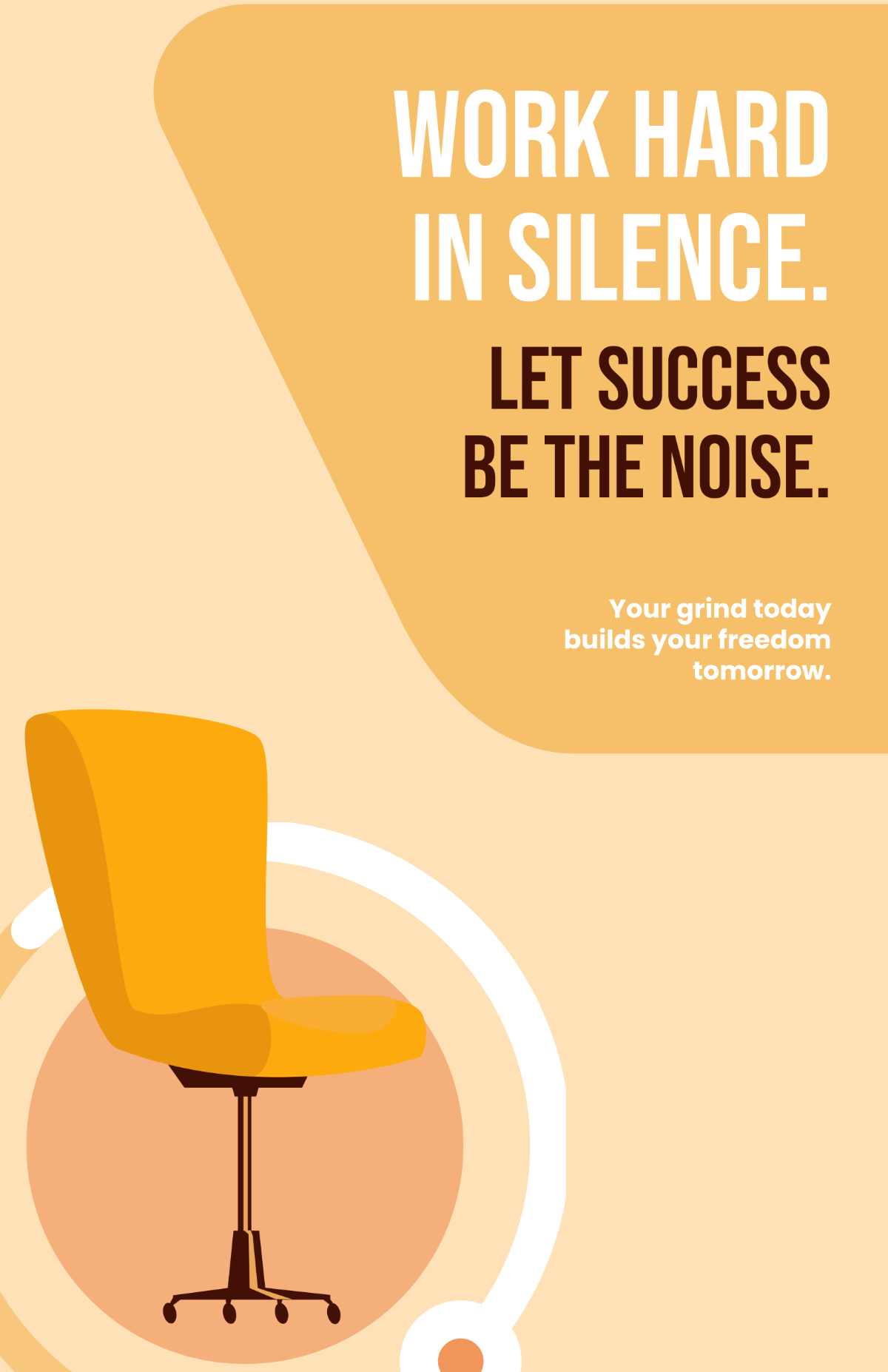 Free Hard Work Motivational Poster Template to Edit Online Free Hard Work Motivational Poster Template to Edit Online