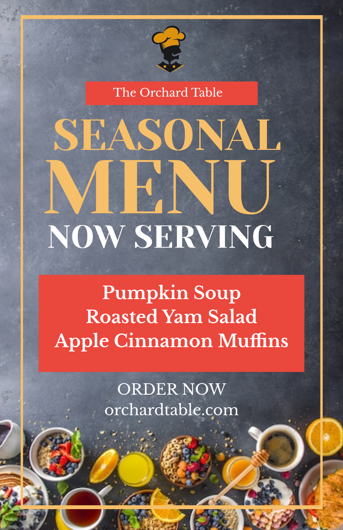 Free Food Menu Typography Poster Template to Edit Online Free Food Menu Typography Poster Template to Edit Online