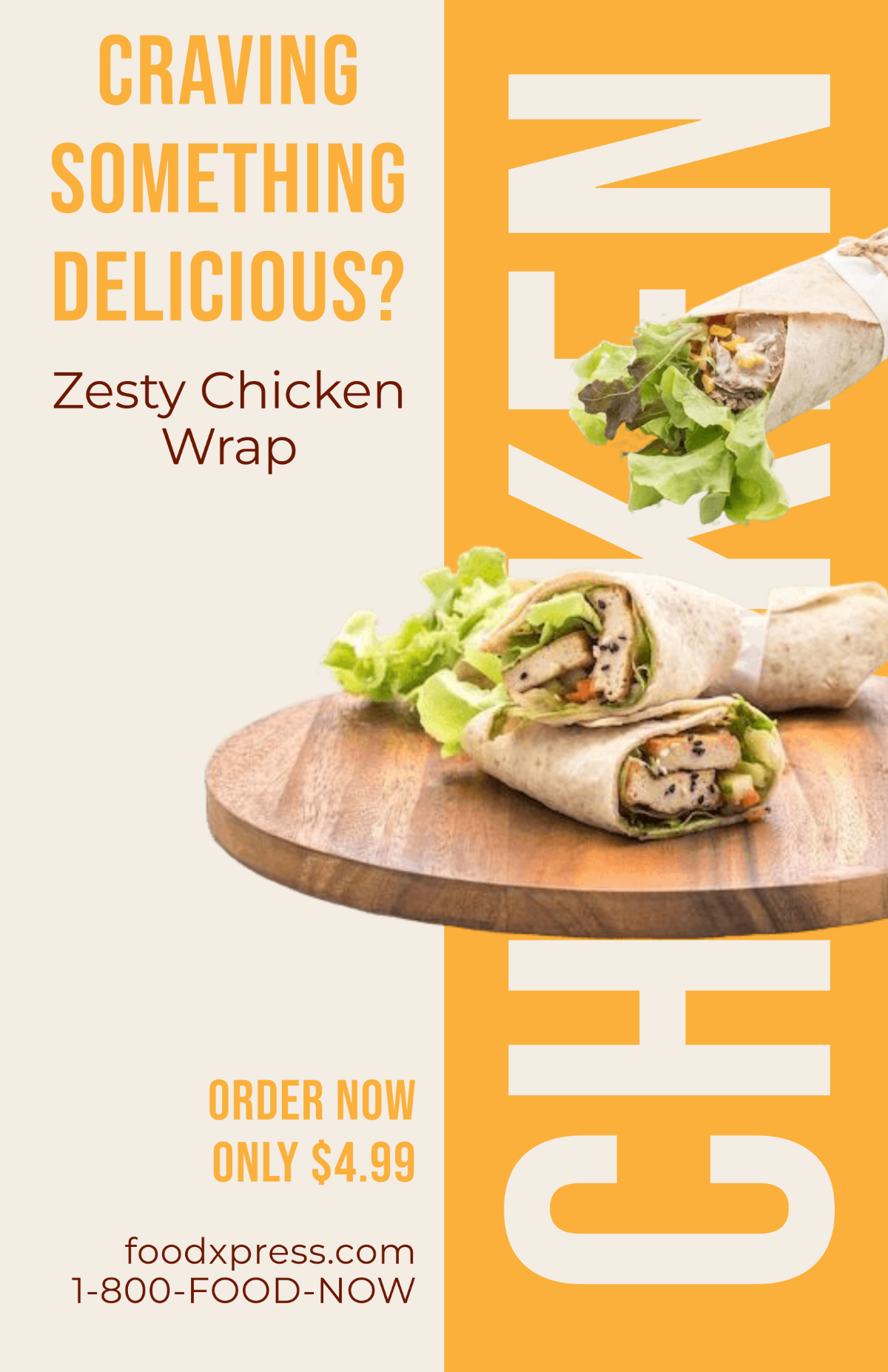 Free Food Advertising Poster Template to Edit Online Free Food Advertising Poster Template to Edit Online