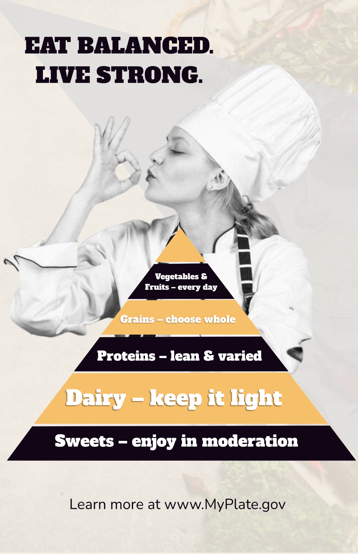 Free Food Pyramid Poster Template to Edit Online Free Food Pyramid Poster Template to Edit Online