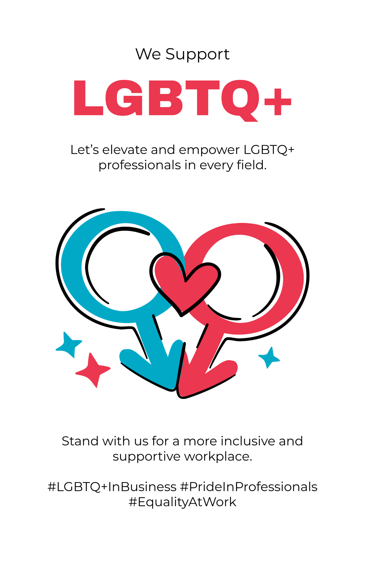 Free LGBTQ+ Business Professional Poster Template to Edit Online Free LGBTQ+ Business Professional Poster Template to Edit Online