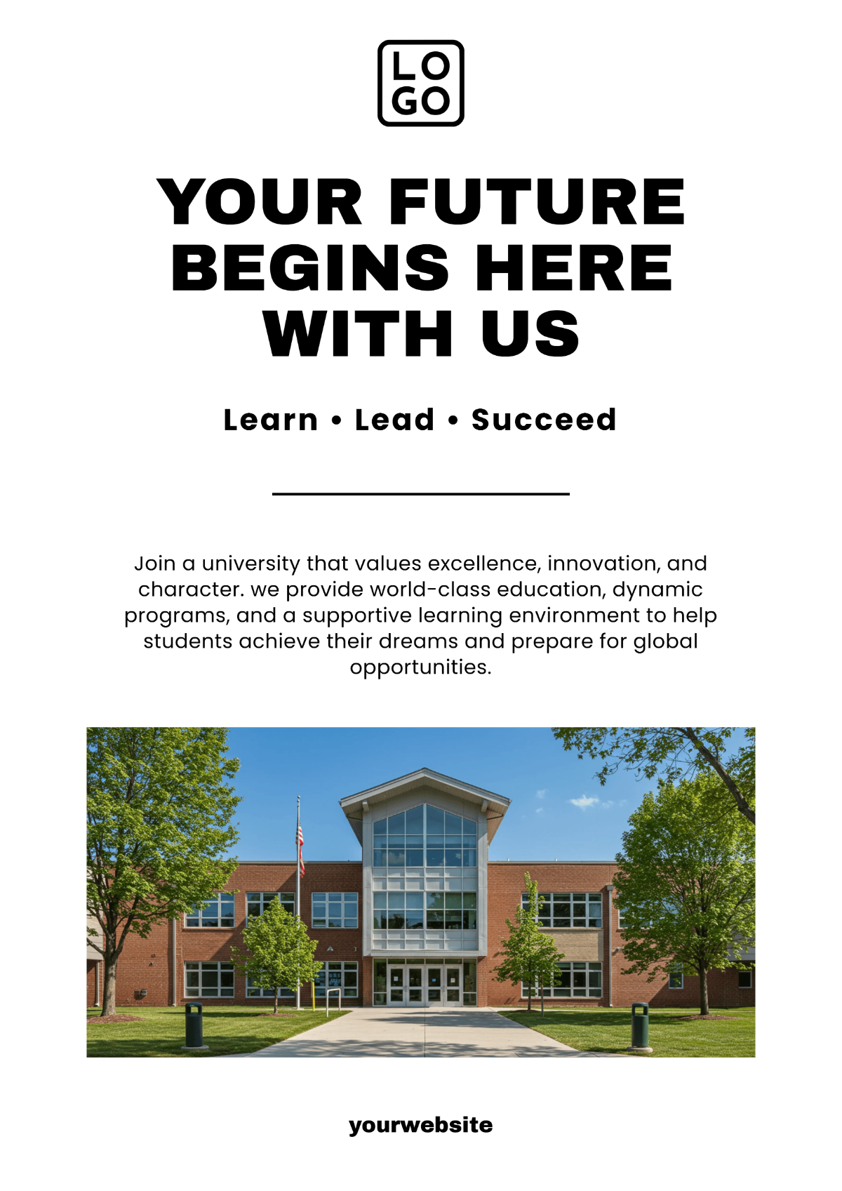 Free University Admission Poster Template to Edit Online Free University Admission Poster Template to Edit Online