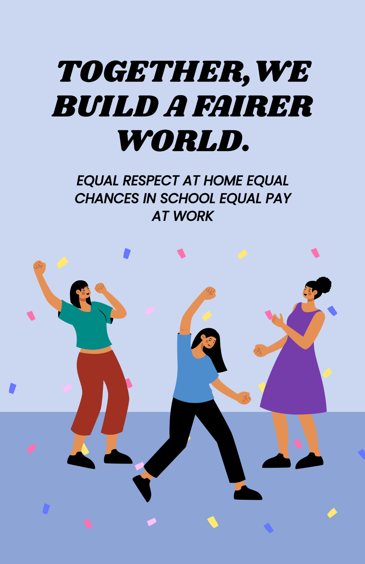 Free Gender Equality Community Poster Template to Edit Online Free Gender Equality Community Poster Template to Edit Online