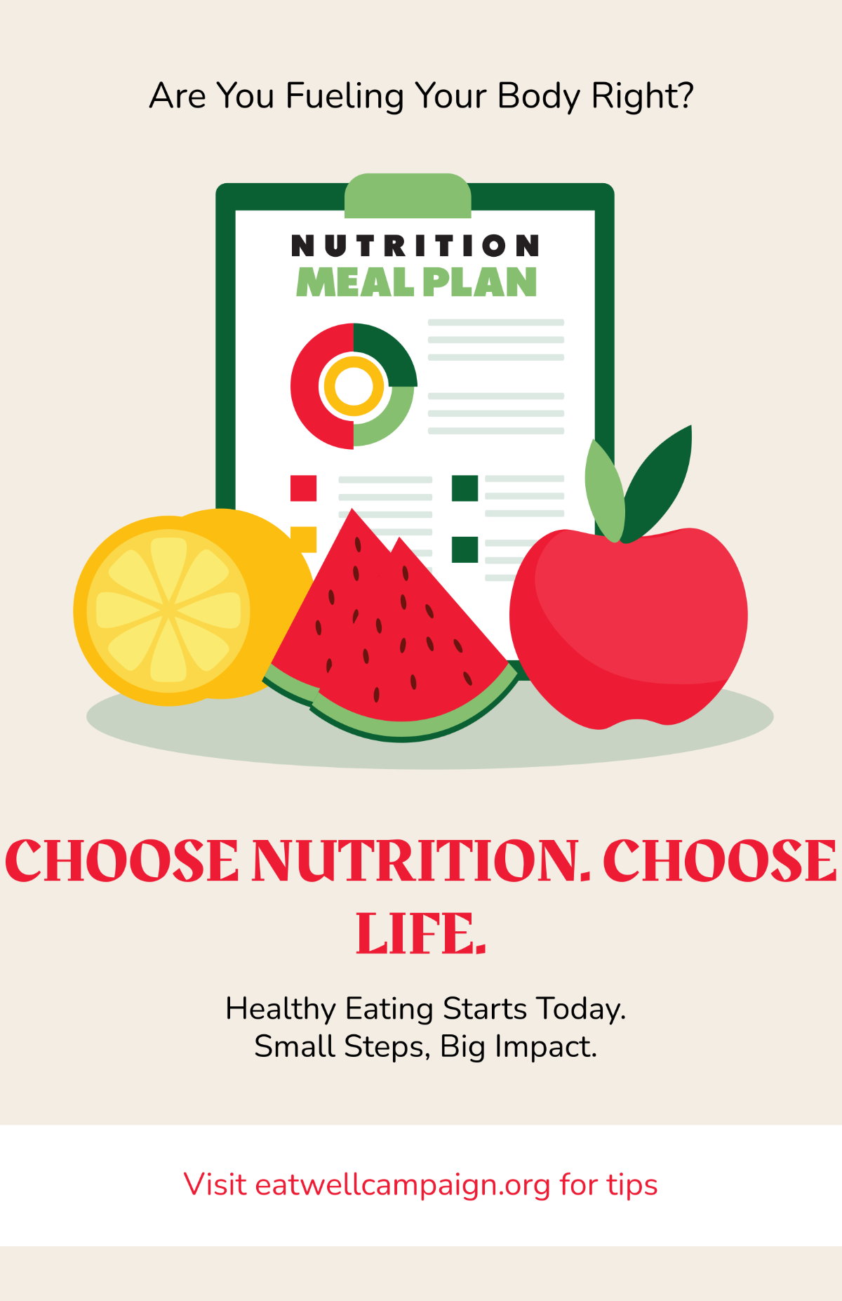 Free Nutrition Campaign Poster Template to Edit Online Free Nutrition Campaign Poster Template to Edit Online