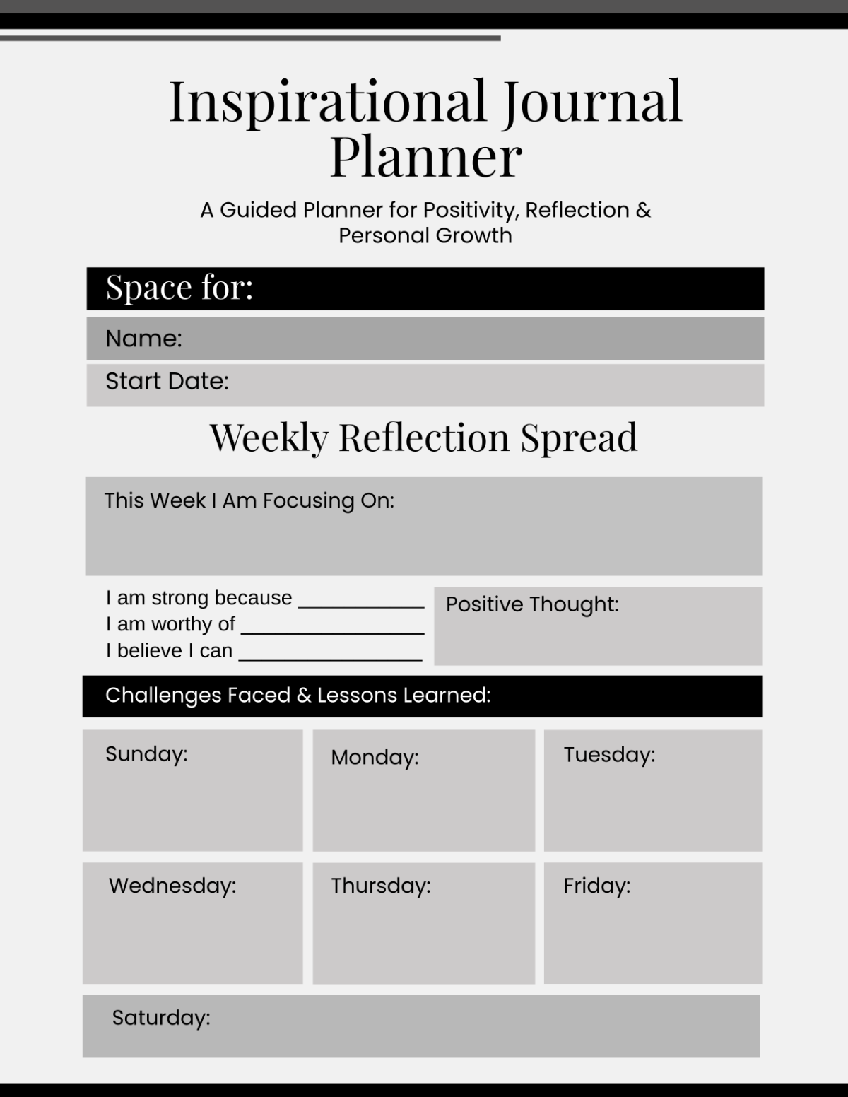 Free Inspirational Journal Planner Template to Edit Online Free Inspirational Journal Planner Template to Edit Online