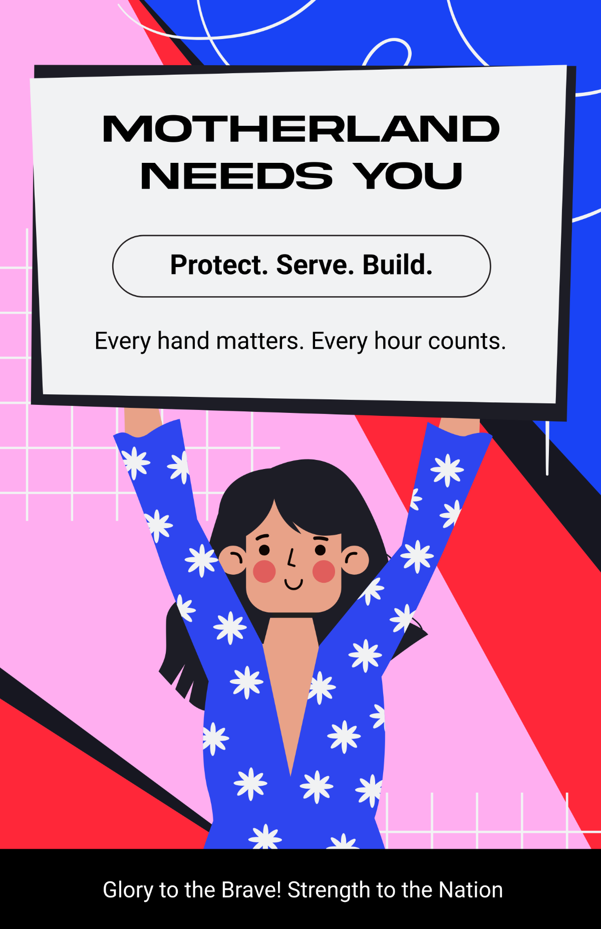 Free Motherland Propaganda Poster Template to Edit Online Free Motherland Propaganda Poster Template to Edit Online