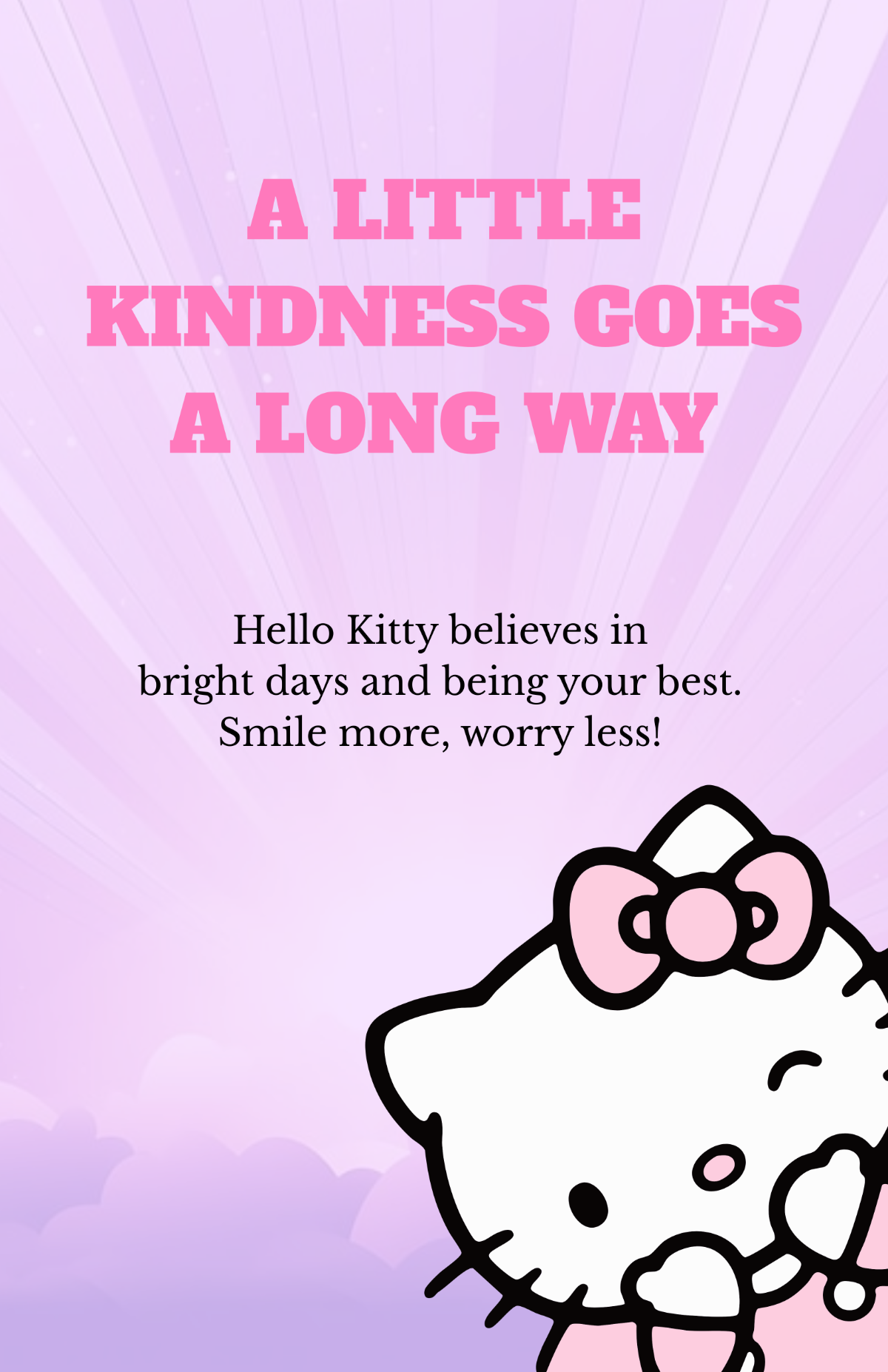 Free Hello Kitty Aesthetic Poster Template to Edit Online Free Hello Kitty Aesthetic Poster Template to Edit Online