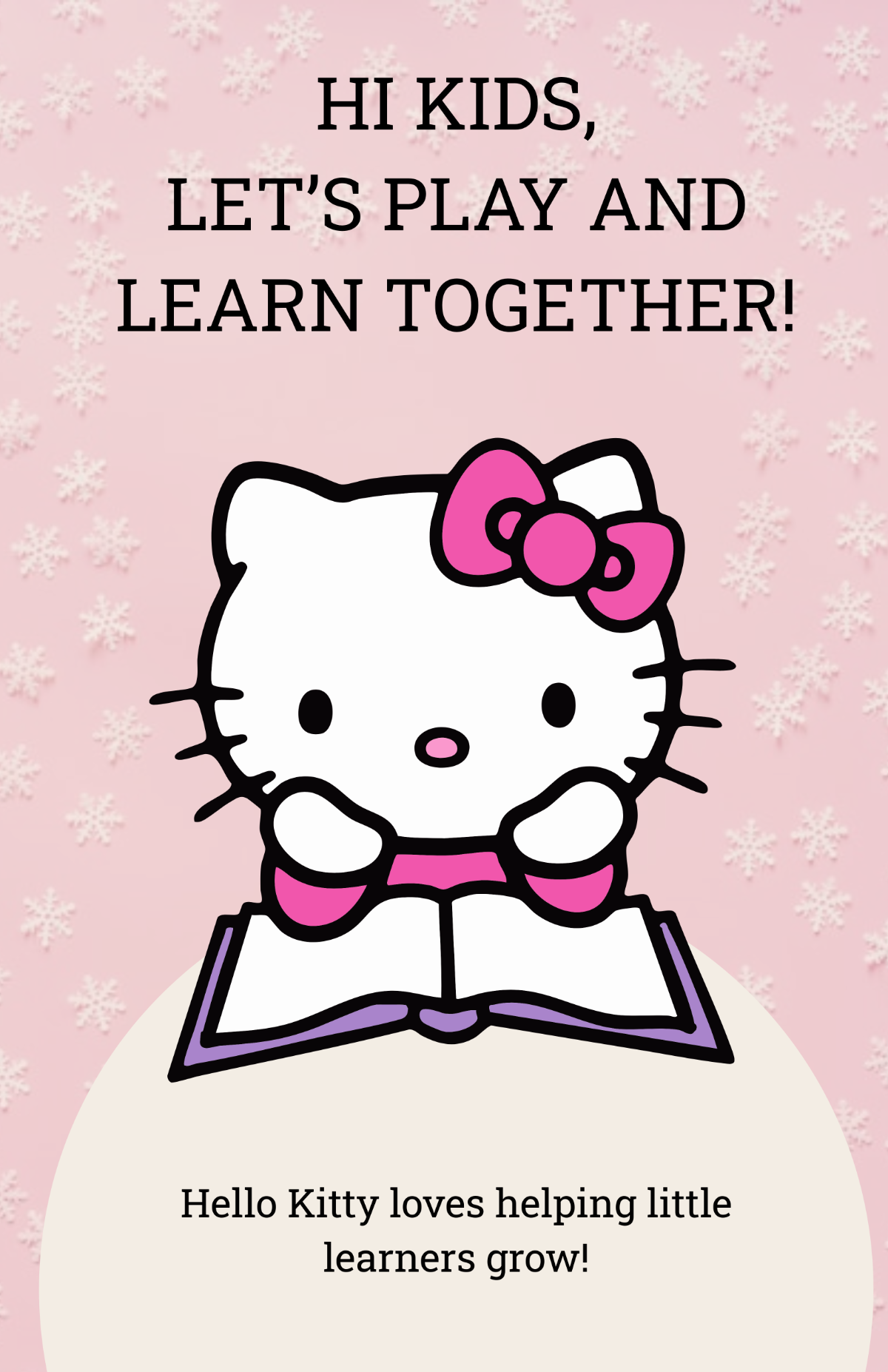 Free Hello Kitty Poster for Kids Template to Edit Online Free Hello Kitty Poster for Kids Template to Edit Online