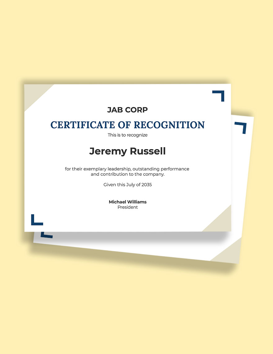 Recognition Leadership Award Certificate Template Recognition Leadership Award Certificate Template
