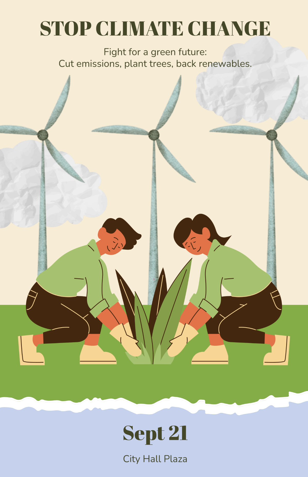 Free Climate Change Campaign Poster to Edit Online Free Climate Change Campaign Poster to Edit Online