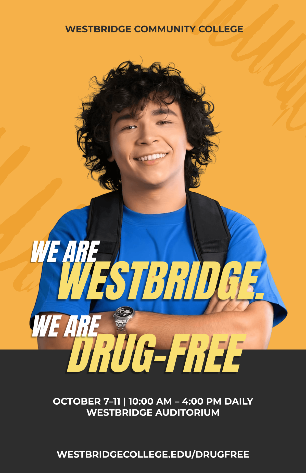 Free Drug-Free Campus Poster Template to Edit Online Free Drug-Free Campus Poster Template to Edit Online