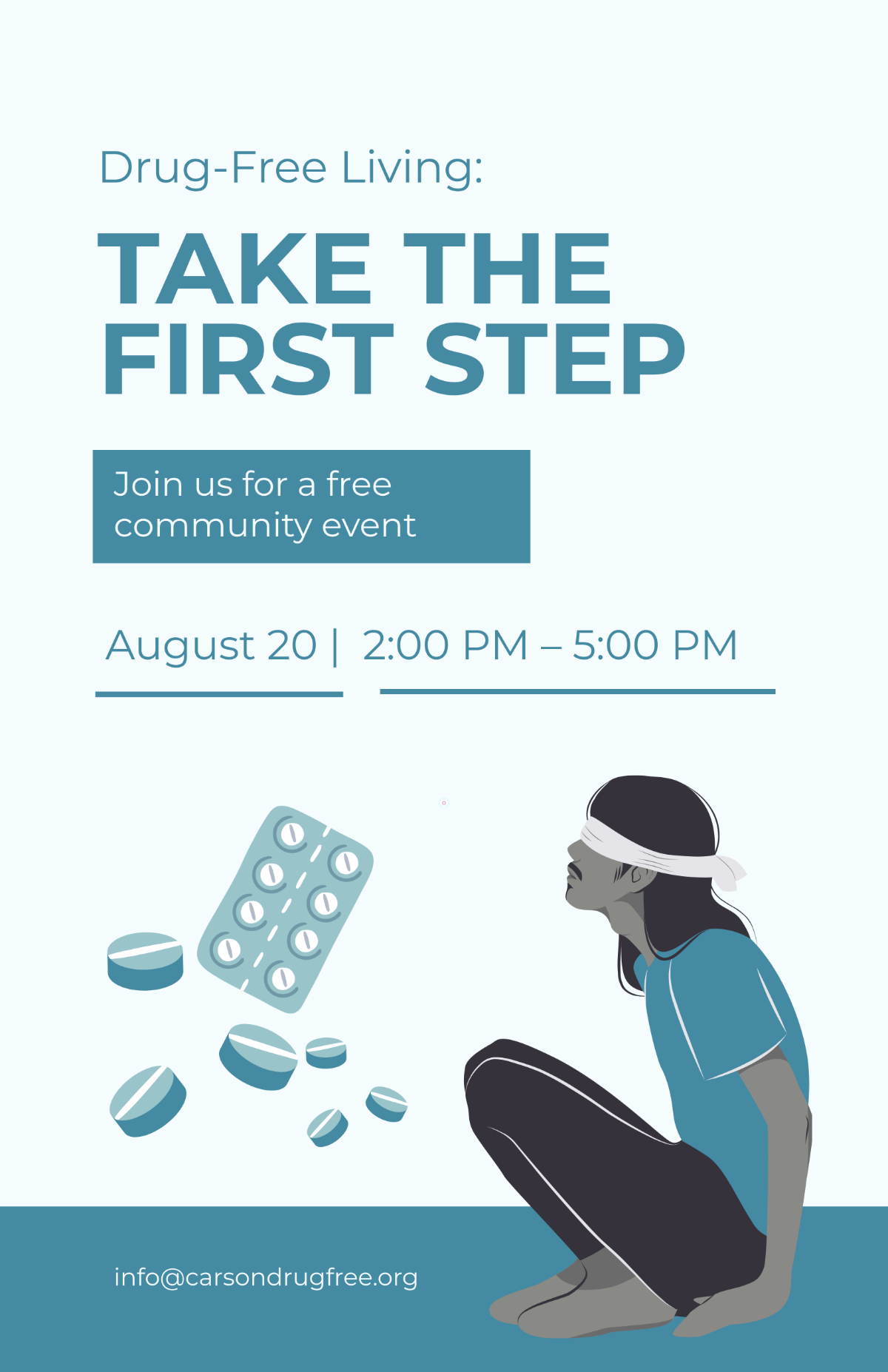 Free Simple Drug Free Information Poster Template to Edit Online Free Simple Drug Free Information Poster Template to Edit Online