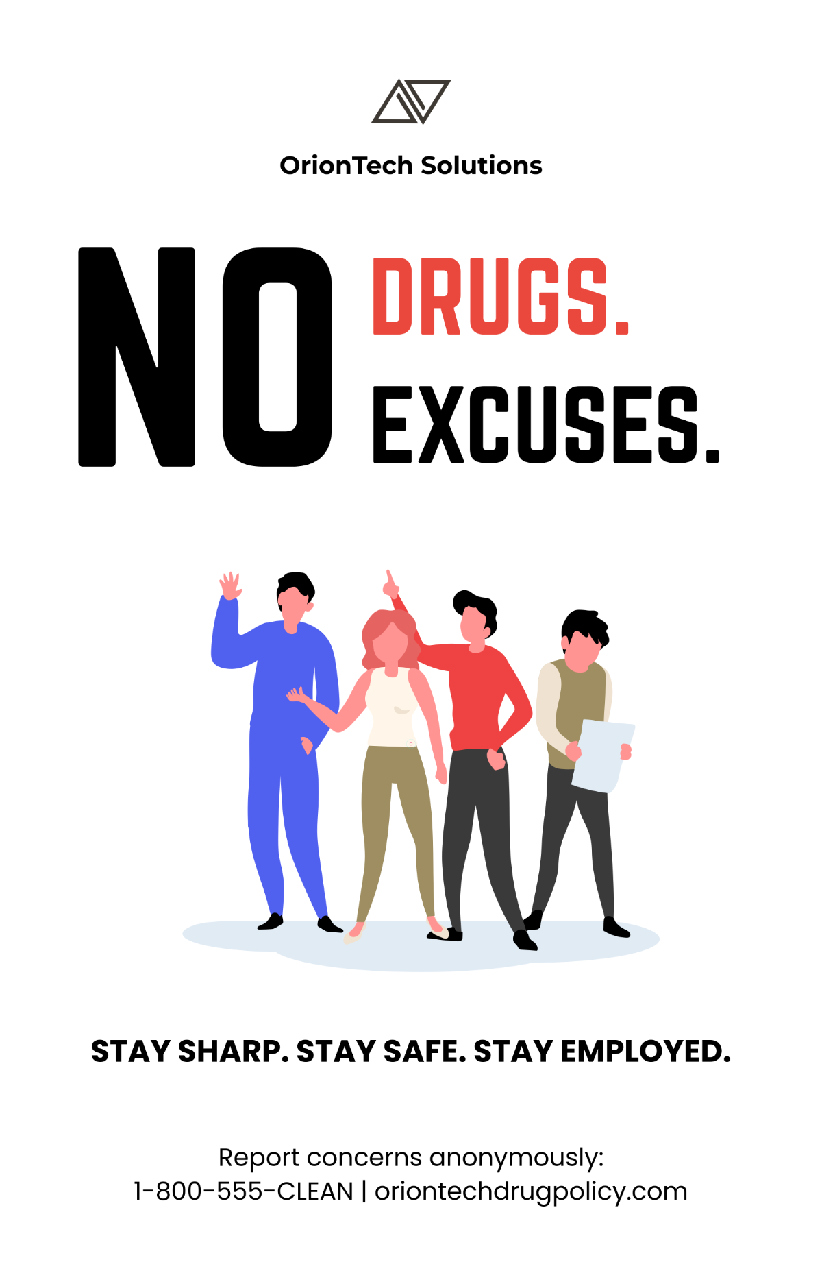 Free Drug Free Poster for Workplace Template to Edit Online Free Drug Free Poster for Workplace Template to Edit Online