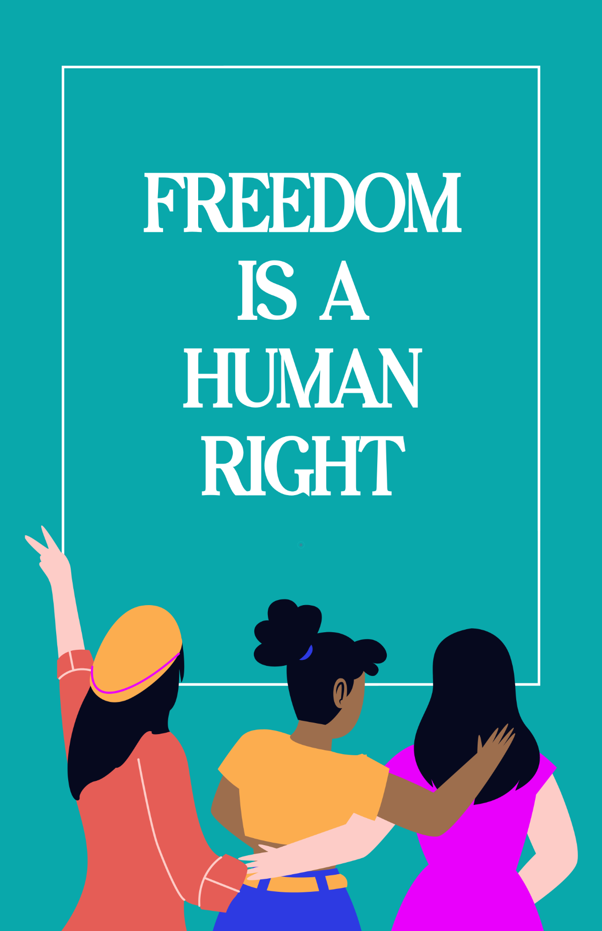 Free Human Rights Freedom Poster Template to Edit Online Free Human Rights Freedom Poster Template to Edit Online