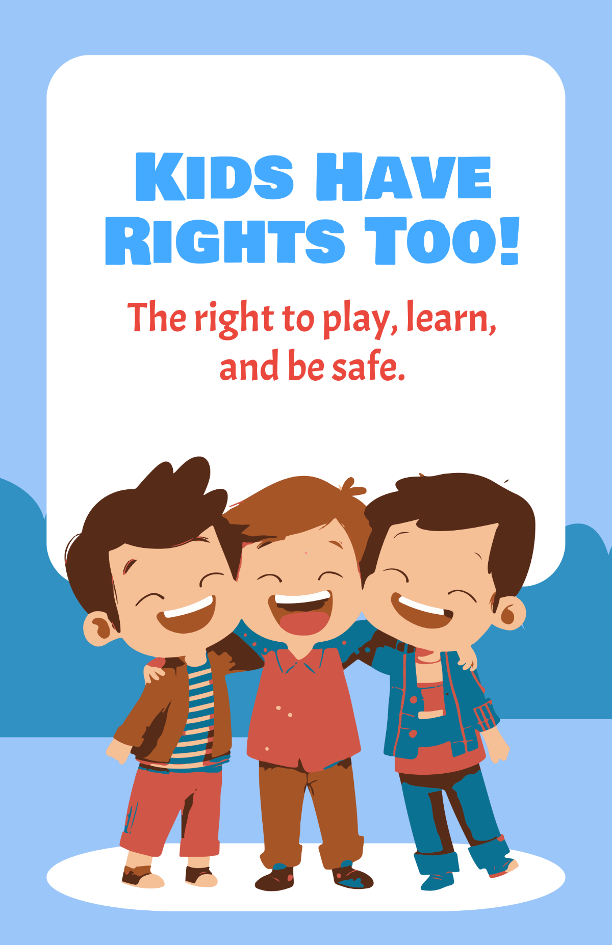 Free Kids Human Rights Poster Template to Edit Online Free Kids Human Rights Poster Template to Edit Online