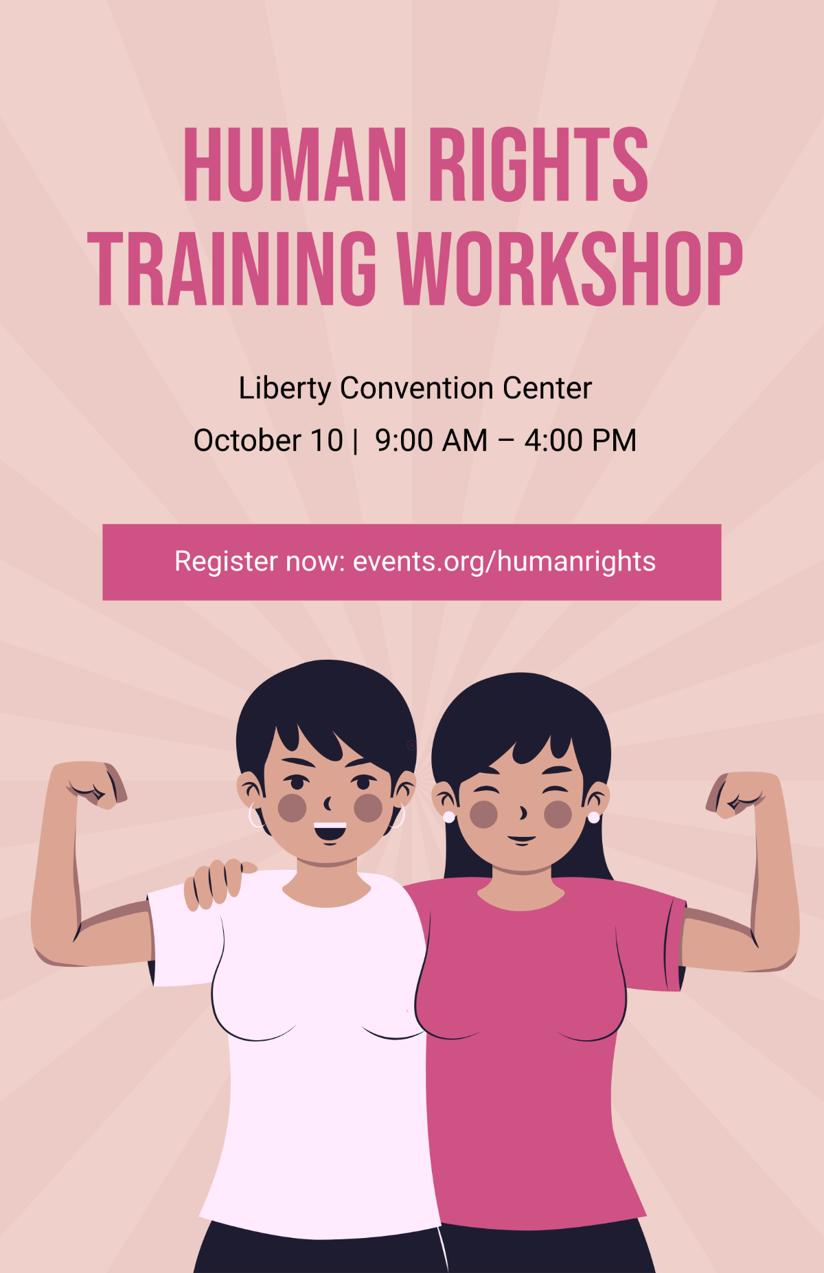 Free Human Rights Training Poster Template to Edit Online Free Human Rights Training Poster Template to Edit Online