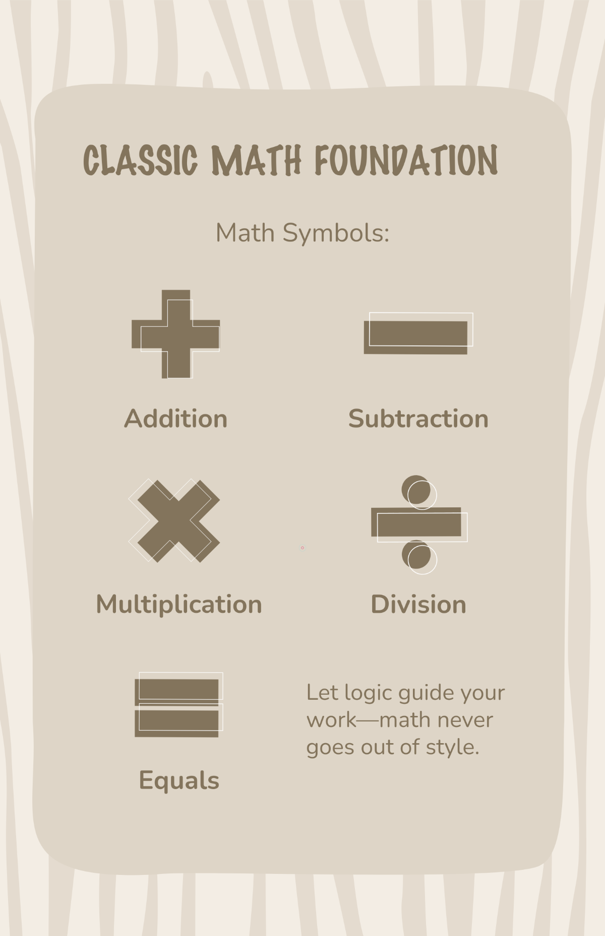 Free Vintage Background Math Poster Template to Edit Online Free Vintage Background Math Poster Template to Edit Online